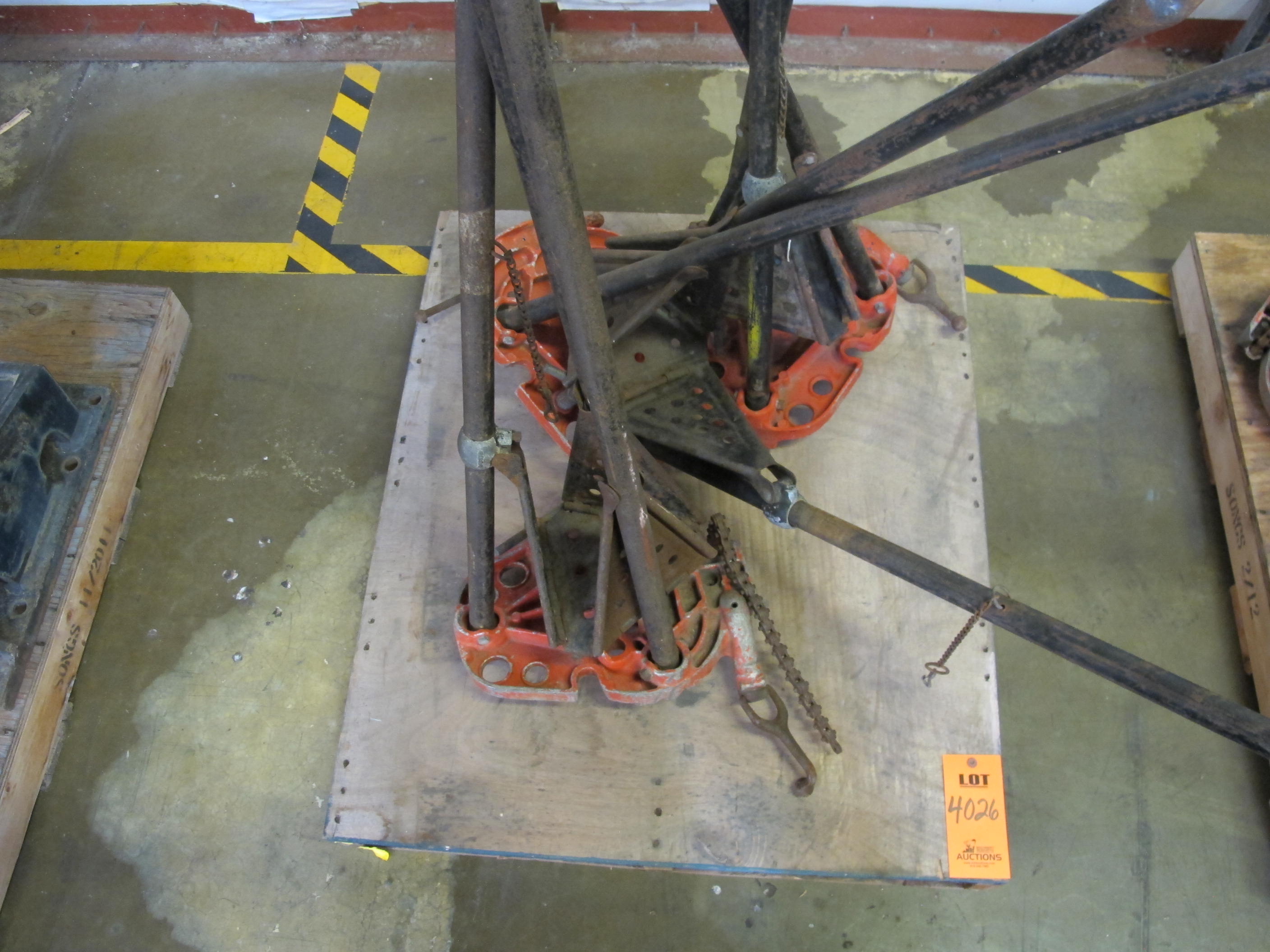 (3) RIDGID TRI-STANDS. LOADING & HANDLING FEE $15-4026